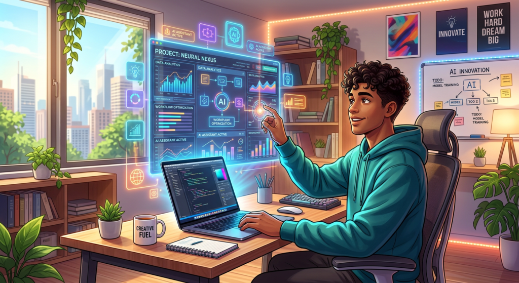 AI副業初心者でも月3万円を稼ぐ方法を紹介するイメージ画像
